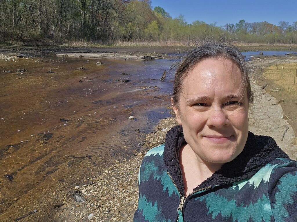 Jessie at Cyrpress Branch Dam Removal Site