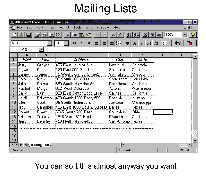 This is Microsoft Excel